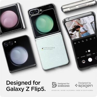 Spigen Air Skin Glitter, crystal quartz - Samsung Galaxy Z Flip5