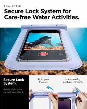 Spigen Aqua Shield WaterProof Case A601 1 Pack Aqua Blue