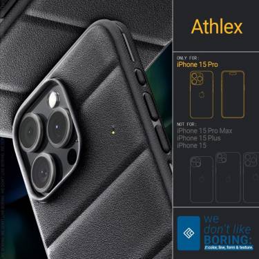 Spigen Caseology Athlex iPhone 15 Pro Active Black