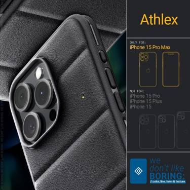 Spigen Caseology Athlex iPhone 15 Pro Max Active Black