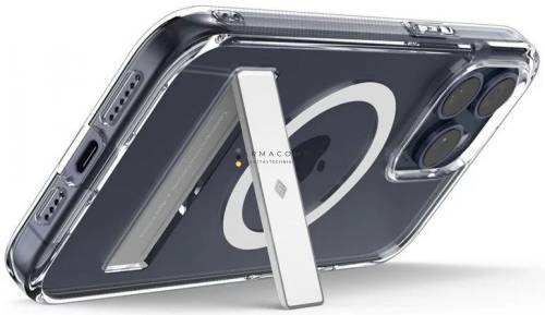 Spigen Caseology Capella MagSafe Kickstand iPhone 15 Pro Clear White