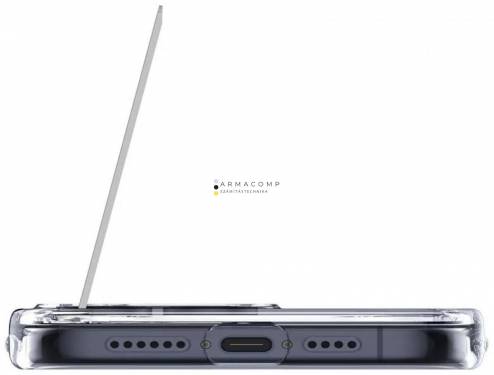 Spigen Caseology Capella MagSafe Kickstand iPhone 15 Pro Max Clear White