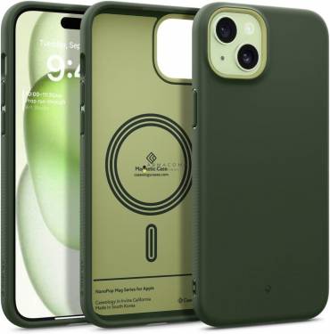 Spigen Caseology Nano Pop MagSafe iPhone 15 Avo Green