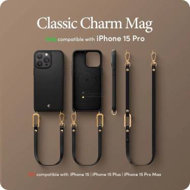 Spigen Cyrill Classic Charm MagSafe iPhone 15 Pro Black