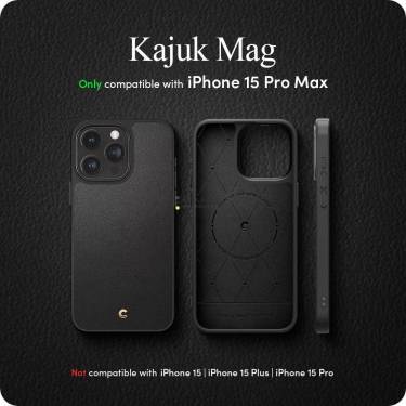 Spigen Cyrill Kajuk MagSafe for iPhone 15 Pro Max Black