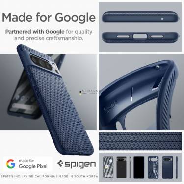 Spigen Google Pixel 8 Pro Liquid Air Navy Blue