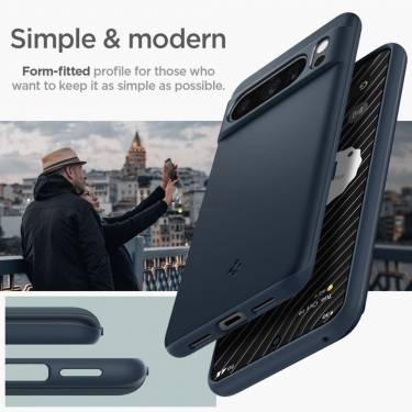 Spigen Google Pixel 8 Pro Thin Fit Metal Slate