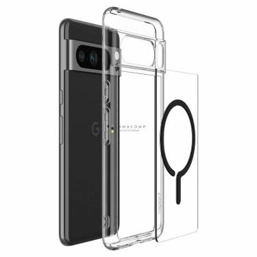 Spigen Google Pixel 8 Pro Ultra Hybrid OneTap Metal Ring MagSafe Black