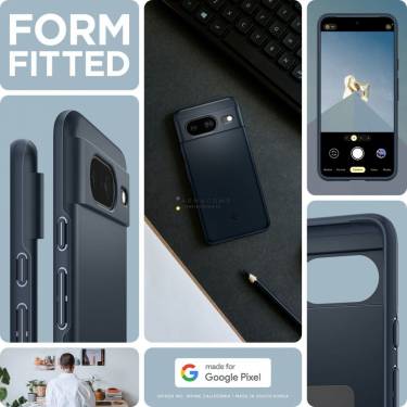 Spigen Google Pixel 8 Thin Fit Metal Slate