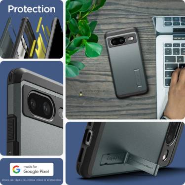 Spigen Google Pixel 8 Tough Armor Abyss Green