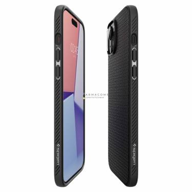 Spigen iPhone 15 Case Liquid Air Matte Black