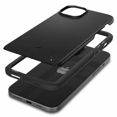 Spigen iPhone 15 Case Thin Fit Black