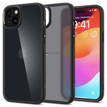 Spigen iPhone 15 Case Ultra Hybrid Frost Black