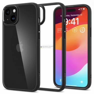 Spigen iPhone 15 Case Ultra Hybrid Matte Black