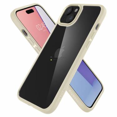 Spigen iPhone 15 Case Ultra Hybrid Mute Beige