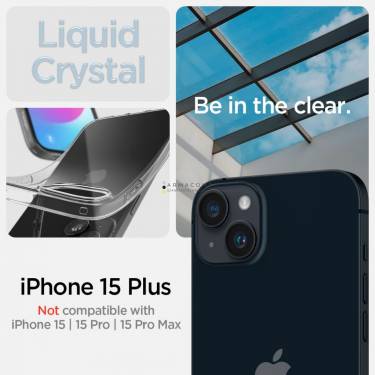 Spigen iPhone 15 Plus Case Liquid Crystal Crystal Clear