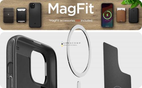 Spigen iPhone 15 Plus Case Mag Armor (MagFit) Matte Black