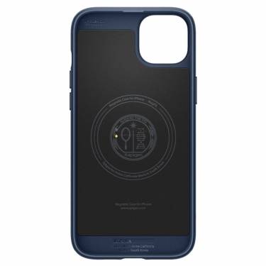 Spigen iPhone 15 Plus Case Mag Armor MagSafe (MagFit) Navy Blue