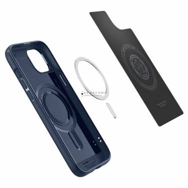 Spigen iPhone 15 Plus Case Mag Armor MagSafe (MagFit) Navy Blue