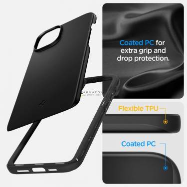 Spigen iPhone 15 Plus Case Thin Fit Black