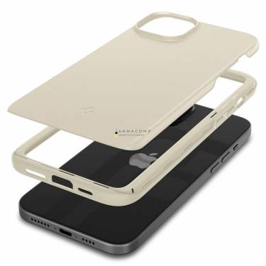 Spigen iPhone 15 Plus Case Thin Fit Mute Beige