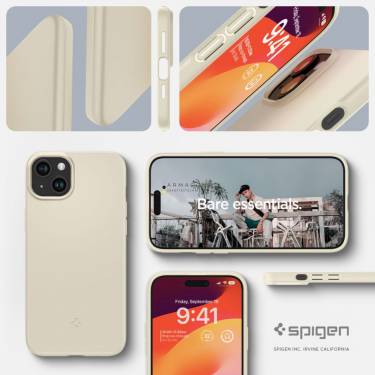 Spigen iPhone 15 Plus Case Thin Fit Mute Beige