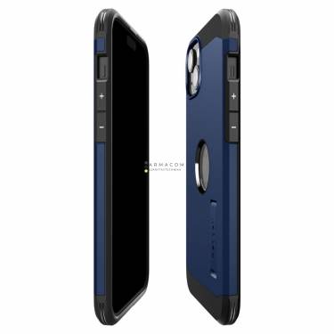 Spigen iPhone 15 Plus Case Tough Armor MagSafe (MagFit) Navy Blue