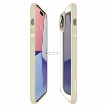 Spigen iPhone 15 Plus Case Ultra Hybrid Mute Beige