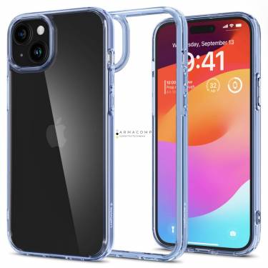 Spigen iPhone 15 Plus Case Ultra Hybrid Sky Crystal