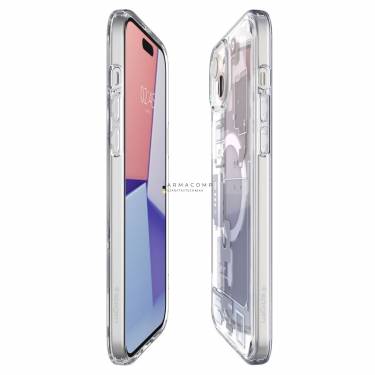 Spigen iPhone 15 Plus Case Ultra Hybrid Zero One MagSafe (MagFit) White