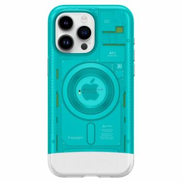 Spigen iPhone 15 Pro Case Classic C1 MagSafe Bondi Blue