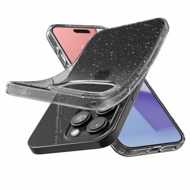 Spigen iPhone 15 Pro Case Liquid Crystal Glitter Crystal Quartz