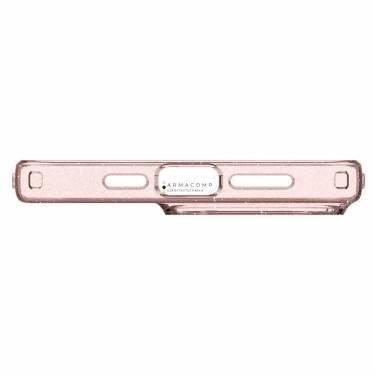 Spigen iPhone 15 Pro Case Liquid Crystal Glitter Rose Quartz