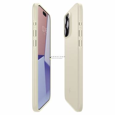 Spigen iPhone 15 Pro Case Thin Fit Mute Beige