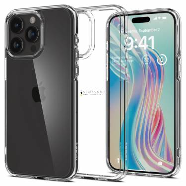 Spigen iPhone 15 Pro Case Ultra Hybrid Crystal Clear