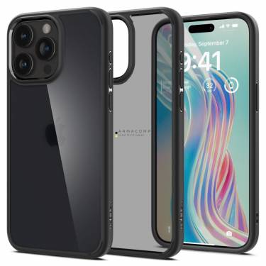 Spigen iPhone 15 Pro Case Ultra Hybrid Frost Black