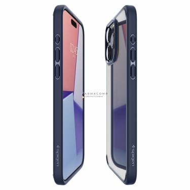 Spigen iPhone 15 Pro Case Ultra Hybrid Navy Blue