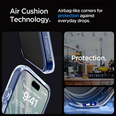 Spigen iPhone 15 Pro Case Ultra Hybrid Sky Crystal