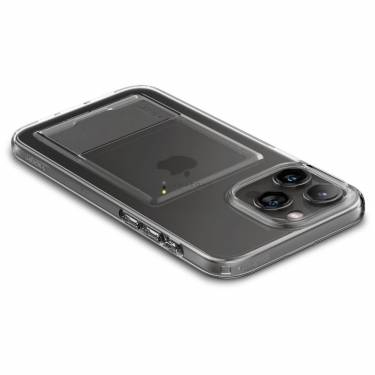 Spigen iPhone 15 Pro Max Case Crystal Slot Crystal Clear