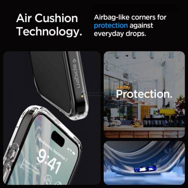 Spigen iPhone 15 Pro Max Case Ultra Hybrid Frost Clear