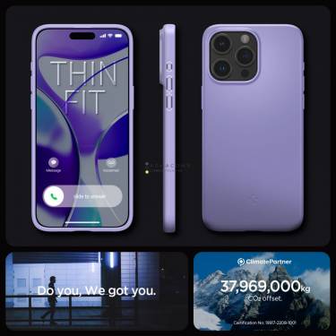 Spigen iPhone 15 Pro Max Thin Fit Iris Purple