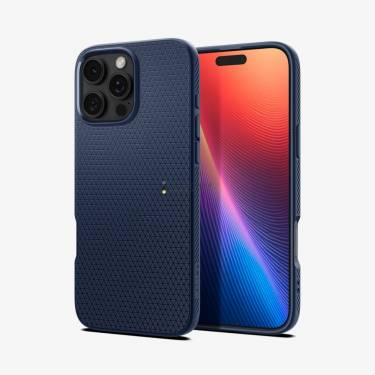 Spigen Liquid Air iPhone 16 Pro Max Navy Blue