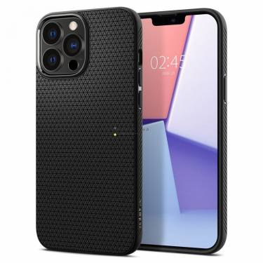 Spigen Liquid Air, matte black - iPhone 13 Pro Max