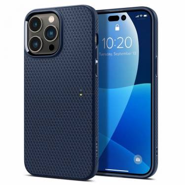 Spigen Liquid Air, navy blue - iPhone 14 Pro Max