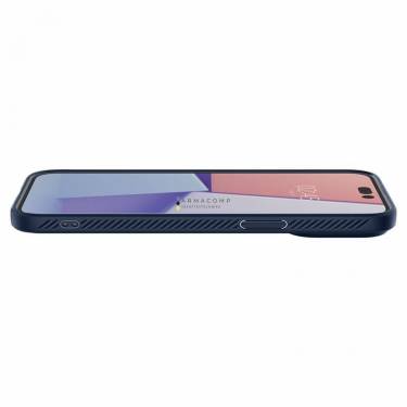 Spigen Liquid Air, navy blue - iPhone 14 Pro Max