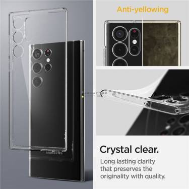 Spigen Liquid Crystal, crystal clear - Samsung Galaxy S22 Ultra