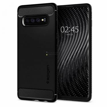 Spigen Rugged Armor, black - Galaxy S10