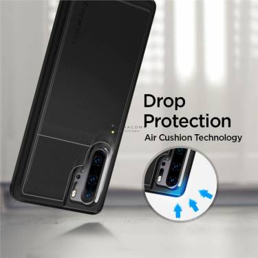 Spigen Rugged Armor, black - Huawei P30 Pro