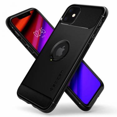 Spigen Rugged Armor, black - iPhone 11