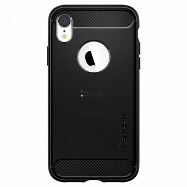 Spigen Rugged Armor, black - iPhone XR